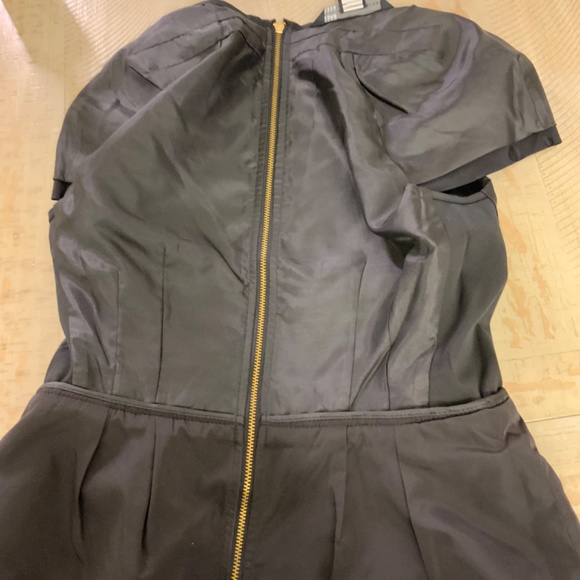 Marc By Marc Jacobs Cotton Silk Polka Dot Velvet Trim Pelpum Top - Picture 9 of 10